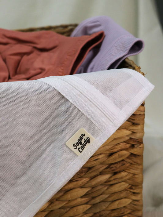 washbag in a laundry basket