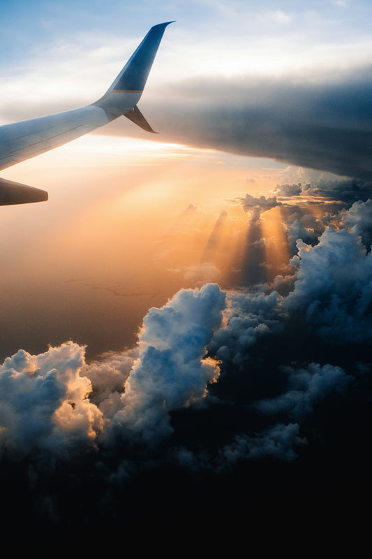 airplane on sky